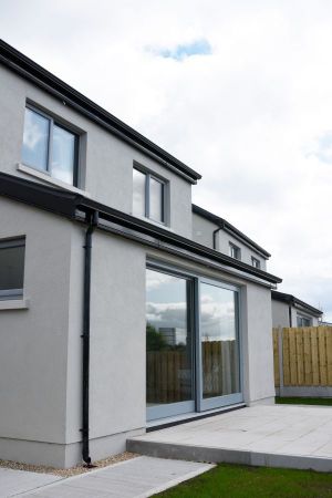 Rear of property